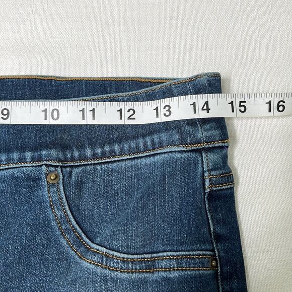 Spanx Distressed Skinny Denim Jeans Size M - Picture 8 of 9